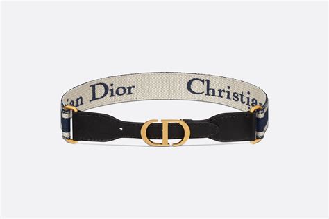 dior gürtel weiss|Christian Dior Gürtel Canvas in Marineblau und Weiß mit .